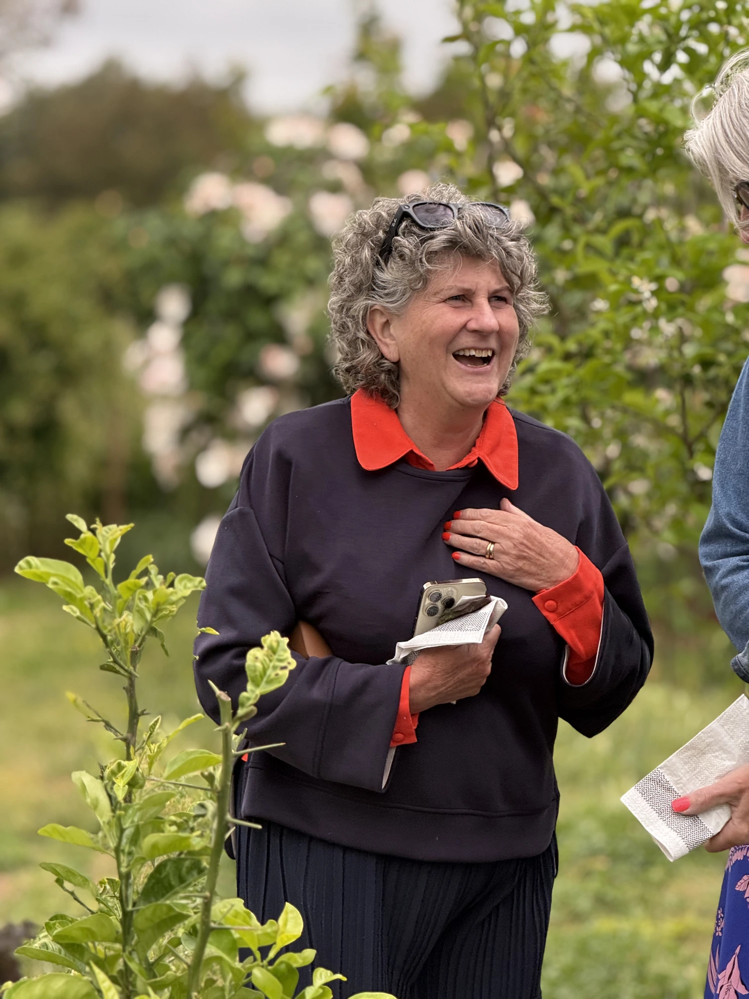 Roz Chandler, co-founder of the British School of Sustainable Floristry and owner of Field Gate Flowers